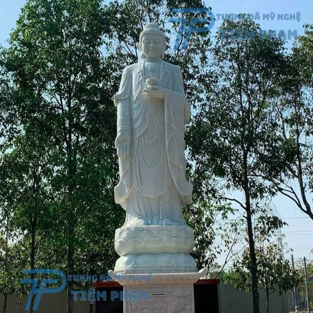 tượng phật a di đà bằng đá
